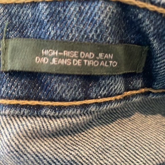 NWT Wild Fable Dad Jean SZ 4 High Rise Patches on Front - Picture 11 of 13
